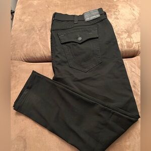 True Religion Men's Black Slim Jeans
